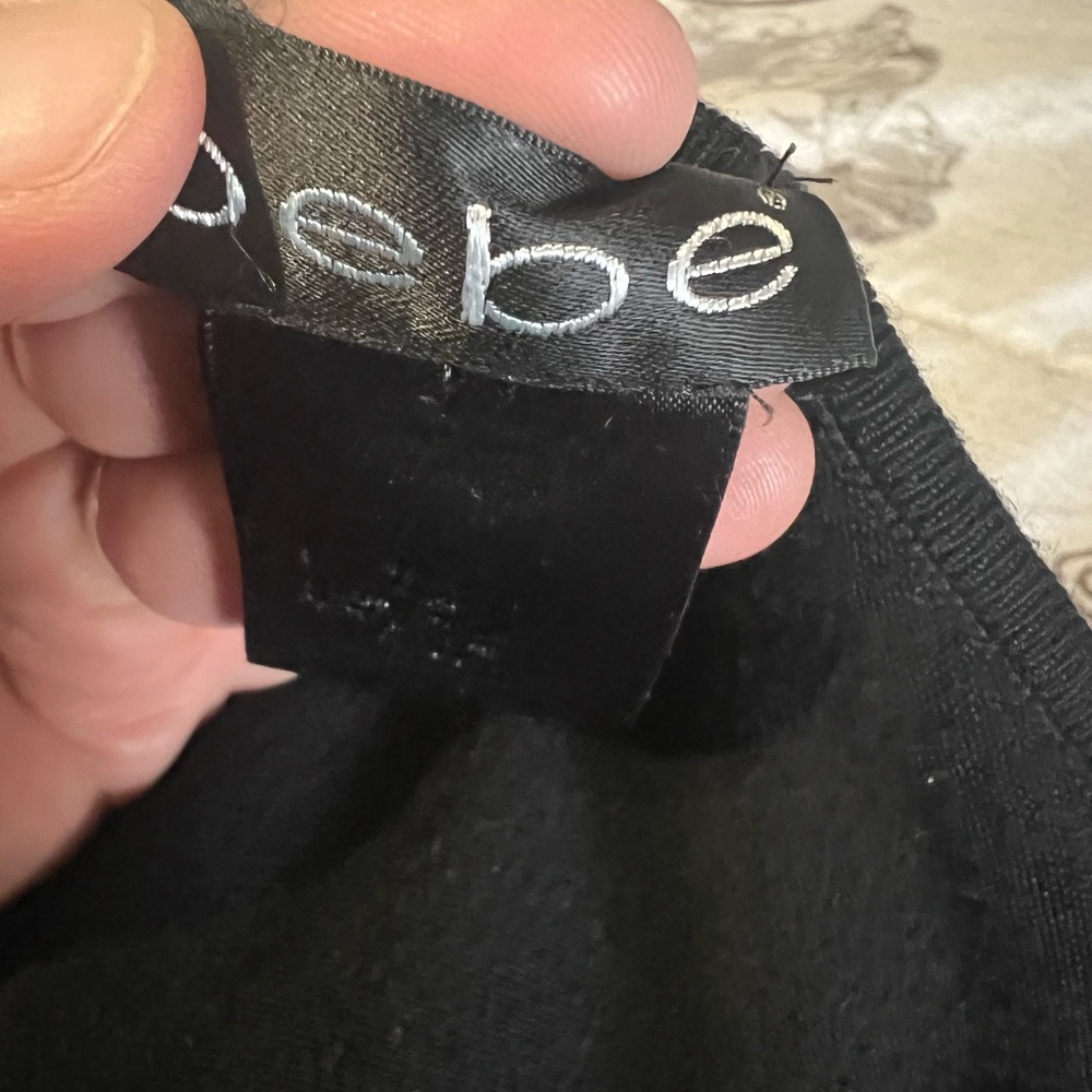 Bebe lightweight cardigan sweater 3/4‎ sleeve - Picture 3 of 3